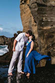 I bought this dress for anniversary photos in Hawaii and it was so perfect. It fit snugly but comfortably and the only alteration I had to make was the length. I also wore it to a wedding recently and got so many compliments. I'm thinking about getting another one in a different color. - Jordan H.
