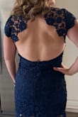 My husband picked out this dress for me and I'm so glad he did! It was so comfortable and I got so many compliments on it from other guests at the wedding. I didn't wear a bra and had no issues. - Megan C.