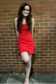 This dress was PERFECT! I have a flatter chest so I loved the look of the neckline. Length was enough for me to feel a little flirty but not uncomfortable and constantly pulling it down. Wore it to a concert for 4+ hours and was totally cozy! - Kassidy B.