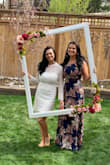 I bought this for my best friend's bridal shower and I'm the Maid of Honor so I had to have a beautiful dress! It's flowy, comfortable, a little sexy but still appropriate! I received SO many compliments and all the girls were asking me where I got it from. I'm 5'8" and barefoot or with flats it was a little long but with wedges it was perfect.
I also plan on bringing this to our Mexico vacation coming up! It's an absolute stunner and I could not be happier with my purchase!
I do have a larger chest so I just wore one of those backless sticky bras from Amazon and it was perfect! - Angela D.