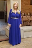The dress was so comfortable, fit was perfect. I don't like to wear dresses or heels. Wore it for my nieces wedding. I wore flats, the dress was the perfect length. I received so many compliments. Added a belt from Amazon. Voila - Anna R.