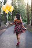 I wore this dress for our photoshoot and it was very comfy but a bit showy. I got so much compliments though! - Kerlyne U.