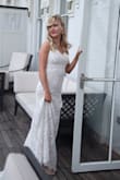 I tend to be a size 0 in dresses- this fit without altering it except it was a bit long even with heels. Nice quality. - Lindsey W.