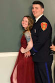 I bought this dress is both the red and blue color and I'm so happy I did. I wore the red one to a fireman's ball and it was perfect. The slits in the skirt are a little higher than expected and the bust line is deep also but still very flattering. Loved that the straps were adjustable since I did have to tighten them up a bit. I can't wait to wear the blue version soon also. - Gabriella C.