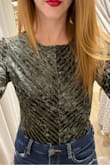 I'm obsessed with this bodysuit! I ordered a size up just so it would be more comfortable on my hips and it turned out perfect. I got so many compliments on this and it's super flattering! Definitely will be getting in another color! - Ashley F.