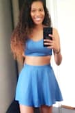 Wore this outfit to the Essence Festivities and it was perfect, even heading out at night on Bourbon. - Regina H.