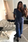 I wore this for a Gala event and it was perfect. The material is gorgeous and the color really stands out. I was hoping for a lining but it's pretty thin. If you have curves, this is for you. I got so many compliments!!! - Gayathiry K.