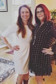 I bought this for my bridal shower....got a lot of compliments. I'm sort of between a small and medium. The small was way too tight for my comfort level. I'm 37 and felt age inappropriate to have something suctioned onto me. So I returned the small and ordered the medium. It worked great. It's a thick material, felt solid on, has a liner. You can dress this up or down. It's solid purchase. - Whitney H.