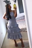 This dress apart from being beautiful, I fit perfect. Me encanto! - Luciana P.