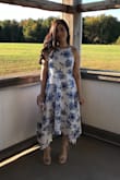 I wore this dress to my friends wedding! I loved it, very comfortable. As soon as I put this dress on, I felt so pretty! Really really really in love with this one! - Stephanie R.