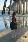 This dress was perfect for my daughter's first homecoming dance. It was classy, fun and edgy all in one. The hidden pockets are such a great bonus feature. This dress will be easy to dress up or down for future use. In black it is the perfect timeless LBD piece! - Jessica M.