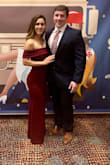 I received so many compliments on this dress. I wore it to a gala and it fit right in with all of the designer dresses. The fit is incredible. The material is stretchy but thick and durable. It was very long even with heels so I did get it tailored. Overall amazing dress - Elissa B.