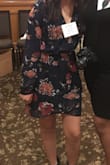 This dress is really nice for winter! I really like that it is long sleeve! And it also looks good with or without tights. I wish it was a little bit smaller and tighter around the bust because I had to use a safety pin but overall it looks good! - Bethany H.