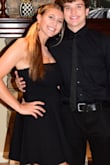 The material is thick and stays up nice. Loved everything about this dress and was perfect for my homecoming dance. - Lexie M.