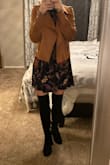 These boots are amazing!!  I normally wear an 8 but went with a 7.5 and I have wide feet but the size for me was just right.  Super easy to put on and they stay up!!  I'm so excited to wears these for family pictures and out in the winter! - RACHEL C.