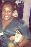 I wore this dress to a friends wedding and it fit perfect and I got lots of compliments. Has a nice shimmer to it. The only thing is it is a faux wrap, so cleavage might show/you might have to pin that area a little.  I'm short and curvy and the XL fit perfect. Love this dress. - Letam D.