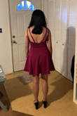 I got this dress for my school's homecoming dance, and it fit like a dream. it was so comfortable and i felt like I could dance and have fun without worrying about anything going wrong. I did have to make some minor adjustments on the straps in the back, but it was nothing a couple of safety pins couldn't fix. this was one of the most comfortable dresses I have ever worn! - Jessica B.