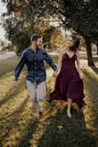 I bought this dress for engagement photos and fell in love with it! I didn't want to take the dress it off. The length was a little long but once I put heels on 4" it worked out. The style of the dress is flowy yet hugs your curves just right. My only concern at first was it was loose on my bust but thankfully you can tighten the straps and it ties in the back. Almost forgot to mention, the leg slit is too die for!!! All in all, this dress is a total must for any occasion. - Lauren A.