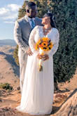 This dress is absolutely perfect! I eloped in Oct of this year and it was amazing! Fits perfectly everybody complemented and I absolutely love it! I always recommend this website to my gfs!!!! - Mariana D.