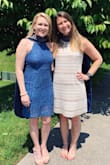Flattering in all the right places. I don't normally wear bodycon style dresses but this was perfect for graduation. The straps are adjustable which is great if you are top heavy for more support. The back is super flattering. I would definitely recommend. - Kasey P.