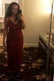 I had to order this for a work Gala and it fit perfectly! I only had to hem the bottom because it was a bit long, but other than that it hugged my curves perfectly and was really flattering. I would recommend! - Mona R.