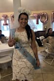 I got many compliments on this dress. I'm so glad I chose it. I'm usually wary about fitted dresses because of my big hope but this hugged me in a all the right places! Would recommend - Jenny B.