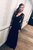 I bought this dress for my friends wedding and got so many compliments. I ordered an xs which fit me perfect in the body but it was way to long and I found the arms to be big as well. I took it in to get tailored which cost me $70 CAD but overall I was still super happy with my purchase. - FIona P.