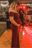 so happy with my dress purchase and thankful for lulus photo upload option on reviews so i knew other pregnant shoppers were able to rock this dress prior to buying! i felt so beautiful all night and literally was SO comfortable. i am still receiving compliments! - Amanda T.