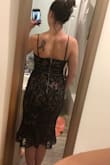 I love this dress! Definitely fitted and would maybe size up if your have bigger hips/butt. Gave an awesome shape and was sexy yet sophisticated! Wearing this dress to a winter wedding and will probably wear spanx underneath for more shape! Love this dress - Alison K.