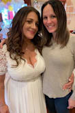 I bought this dress for my bridal shower. The material is very high quality!! I purchased an XL because my chest is on the larger size and with certain dresses if I don't get an XL my chest looks like its bulging or spilling out of the dress. The XL fit my chest perfectly and the lace top was a thicker material then the bottom which made my chest feel very secure and covered just right. I did add a rhinestone appliqué belt to sparkle the dress up a bit for my shower. I received so many compliments on how beautiful my dress was and asked where I got it from. I am not a big dress person and usually feel very uncomfortable wearing dresses but I felt very beautiful in this one! I would definitely recommend this dress to others. - Amy R.