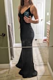 Bought this dress for a winter wedding in NYC and it worked great. Got tons of compliments! The dress is super comfortable and the fabric is heavy enough to keep you warm without being too much. I've got an athletic build (read: bigger shoulders and hips with a tiny chest), and this style was very flattering. Originally bought a medium because according to the size chart I'd need it to fit my hips, but it was WAY too big. The small fit my hips perfectly, and I got it altered to fit my waist and chest (standard for me). It was the perfect length for 2" heels. - Maria B.