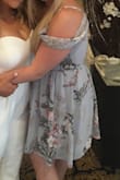 Love love love this dress! So cute and comfy. The bodice is tight however, I'm usually a medium and I had to order a large. - Julie V.