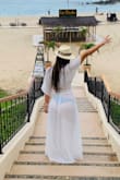 This cover up is the bomb. I love it. It makes my waist to look even smaller. - Tabita L.