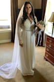 This dress was perfect for my small outdoor wedding - Julia C.