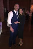 I loved this dress and got so many compliments. The slit is a little high so make sure you're ok with that before purchasing. It's a beautiful piece though. - Lindsey I.