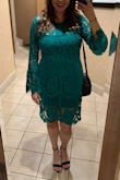 This dress was my first Lulus purchase and it is awesome. I wore it to a catholic wedding and reception, and it was just the right amount of sexy. I have some curves I like to smooth out, and this fabric did just that. I could even wear a nude bra with it because the lace is perfectly placed to cover the straps. - Natalie J.