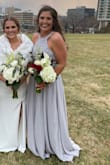 It was a very nice material, had to be steamed but other than that LOVED! It was long and I consider myself tall at 5'8". - Lexie W.