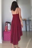 So before I purchased this dress, I looked at the sizing requirements and was thinking of getting a size Small. Good thing I didn't because XS fits perfectly. I took help from Lulus specialized sizing team.
The material used is of high quality. The back of the dress is a show stopper! You can wear this dress braless, just the lift won't be there. All I need is a tan and nice heels - Ayesha T.