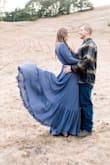 I needed something for my engagement pictures and I like the rustic look and at first this wasn't my first choice I had something else in mind but the weather wasn't appropriate for what I had in mind but I saw this dress and I  was a little unsure about it but when we went to take pictures I was sooo excited it was everything I didn't know I wanted - Natasha C.