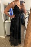 LOVE this dress! It did run a little long, so I had to alter the length, but this works perfectly for the winter banquet I'm going to. - Ceara E.