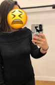 This sweater is so cute and very comfortable! But there is something about it that is absolutely aggravating about it. I wish that the off the shoulder part was stitched down so it would not rise up. ANY upper body movement and you'll go from a cute off the shoulder, to a turtle neck! Lol, probably going to have to add a couple stitches to this myself because as is is NOT working out. - Marissa L.