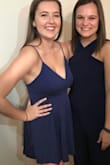 I've worn this dress several times and I absolutely love it! It's a little short but that doesn't bother me. I also never wear a bra with this dress and it works out great! - Megan K.