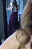 This is my first Lulus purchase and it won't be my last! 
Ordered this dress in size L in burgundy. It's going to be worn as a bridesmaid's dress next summer. 
Beautiful rich color, material feels great, not cheap feeling or looking at all. Really impressed with the quality for the price! - Christina G.