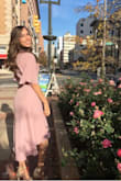 This dress was perfect for my friend's wedding! It was modest enough to wear to the church and classy for the reception. Super feminine color and style. - Monica O.