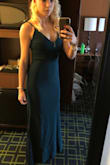 I did have to tape my chest just because I have a smaller chest but it fit my figure so perfectly otherwise! I felt so stunning in it and the compliments kept flowing in. Can't wait for an excuse to wear it again!! - Samantha W.