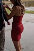 Loved this for homecoming! Super pretty and showed off some curves. Only issue is it constantly rides up.  Had to readjust many times, but other than that it was perfect. - Anna N.