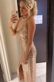 The dress was an absolute hit at the ball! The bust area was slightly large but it didn't cause any issues. Sooo happy with how it looked and was surprisingly very comfortable! Can't wait to find an excuse to wear it again! - Emilie M.