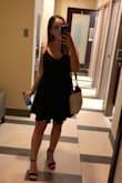 LOVE this dress. My hips are very wide and my waste is very small so I usually go with the skater style dress and this one is PERFECT! I wore it to a corporate holiday party but it would be beautiful for many different occasions. Adjustable straps are also a must for me and this dress has those as well! - Alexis R.