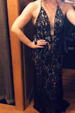 Too large, order smaller size. Cute but not worth the buy! It's very low cut, lower than expected. Should of went with something else. - Amanda V.