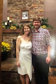 I watched this dress for months going back and forth between if I wanted something this modern for our rehearsal dinner. In the end I was thrilled I went for it because many people complemented and it was the opposite of my traditional lace wedding dress the next day. - Kathryn H.